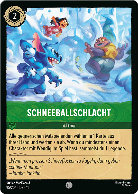 Snowball Fight card