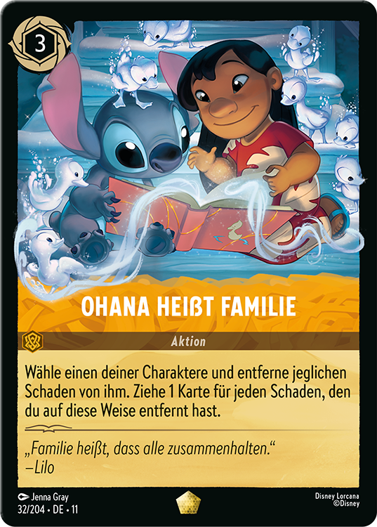 Ohana Means Family card