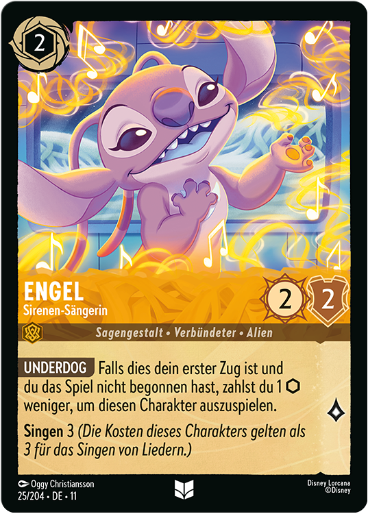 Angel - Sire Singer TCG Card from Disney Lorcana's Winterspell