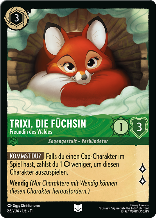 Disney Lorcana Vixey Forest Friend