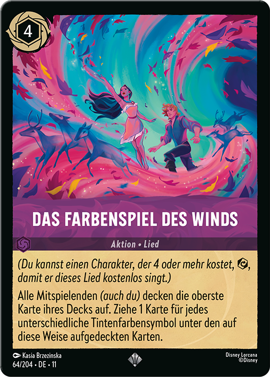 Disney's Lorcana TCG Colors of the Wind