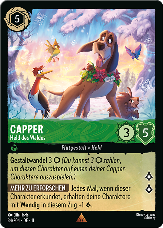 Disney's Lorcana Copper Champion of the Forest