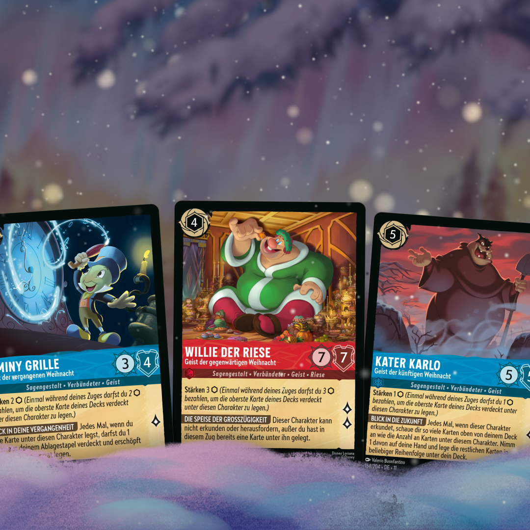 Mickey's Christmas Carol card reveal