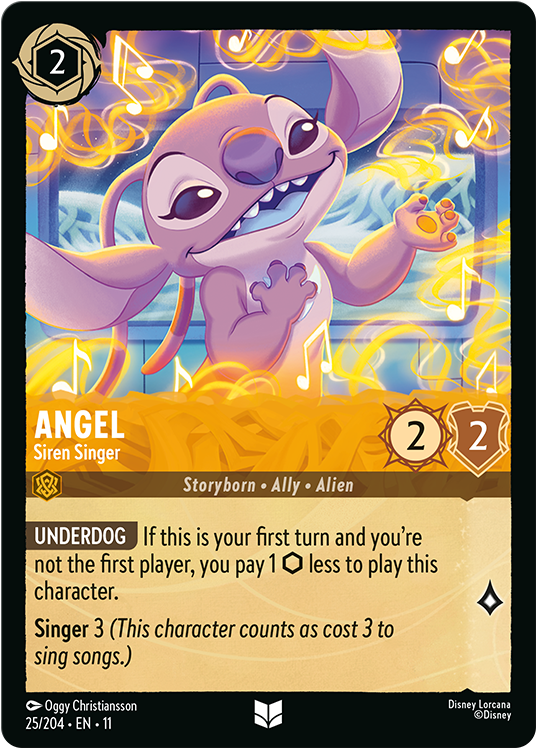 Angel - Sire Singer TCG Card from Disney Lorcana's Winterspell