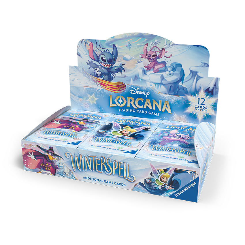 Winterspell Booster Pack and Boxes from Disney Lorcana TCG