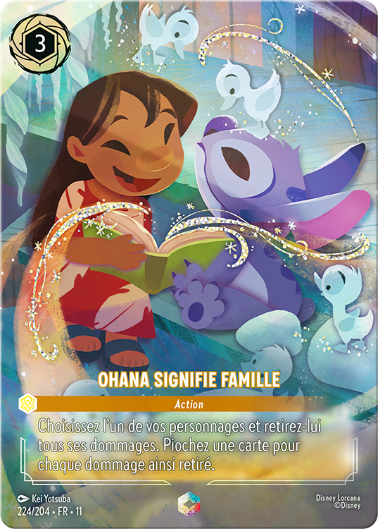 Ohana Means Family card
