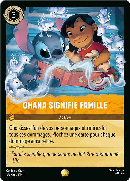 Ohana Means Family card
