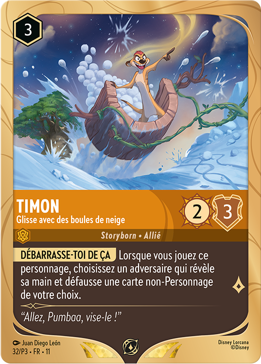 AVANT-PREMIERE : Timon – Glisse avec des boules de neige