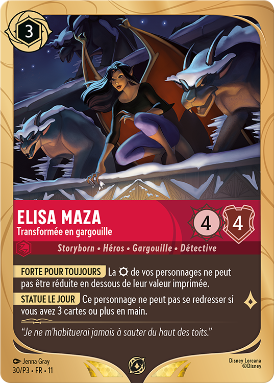 JEU HEBDOMADAIRE : Elisa Maza – Transformée en gargouille