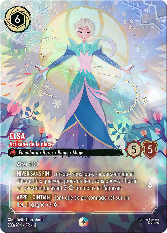Disney's Lorcana TCG Elsa Ice Artisan