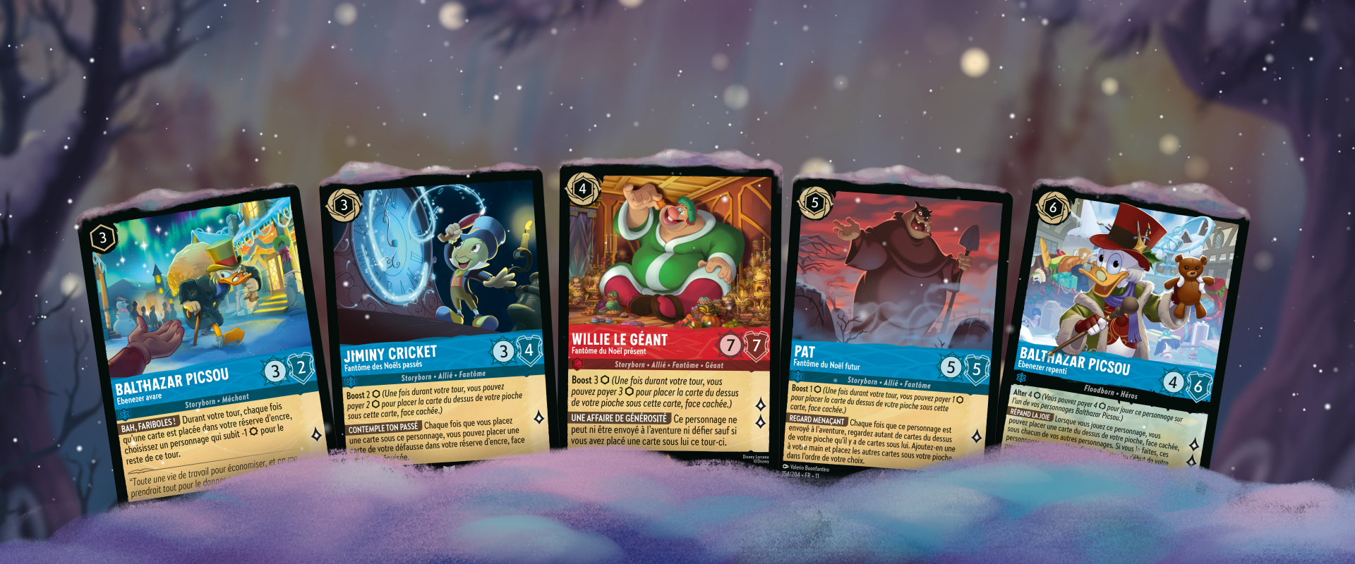 Mickey's Christmas Carol card reveal