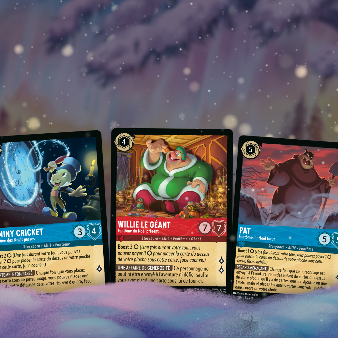 Mickey's Christmas Carol card Reveal