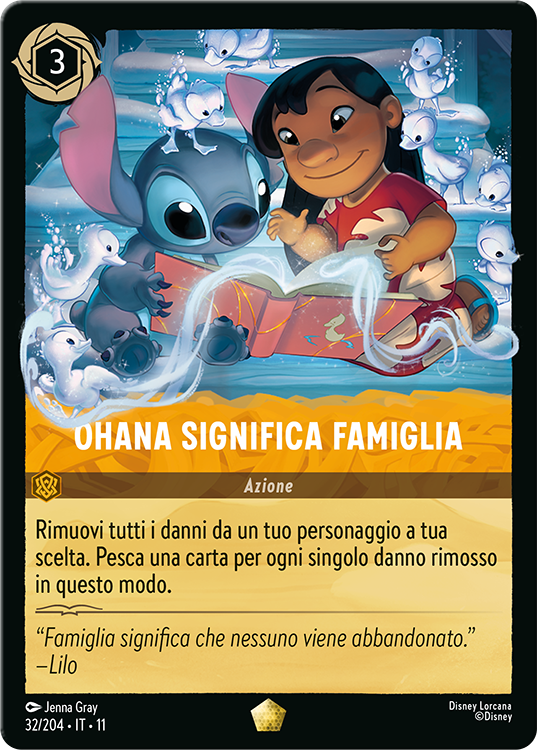 Ohana Means Family card