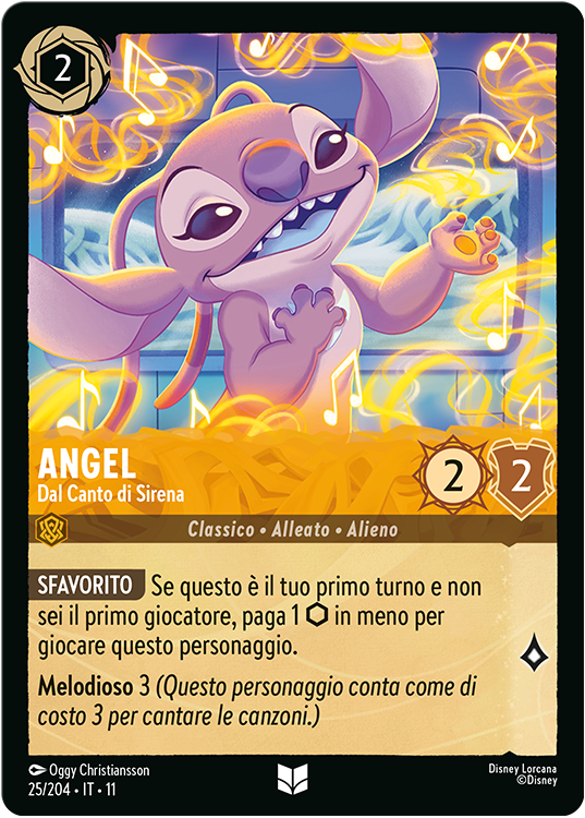 Angel - Sire Singer TCG Card from Disney Lorcana's Winterspell