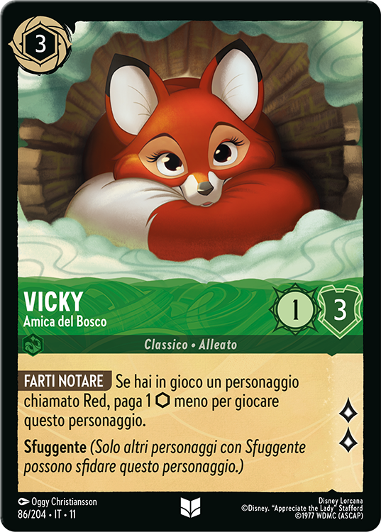 Disney Lorcana Vixey Forest Friend
