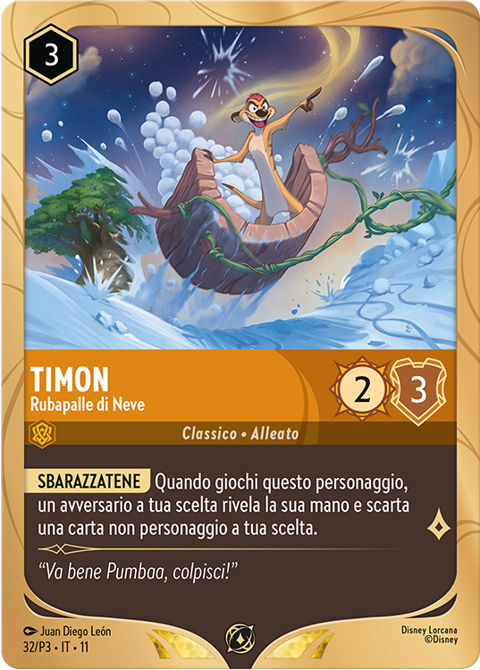Timon – Rubapalle di Neve