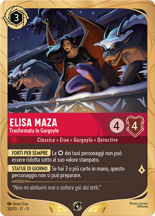 Eliza Maza – Trasformata in Gargoyle