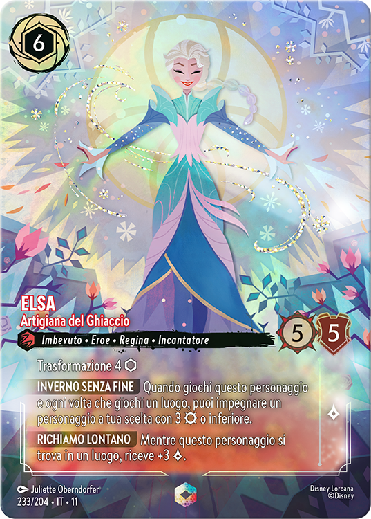 Disney's Lorcana TCG Elsa Ice Artisan