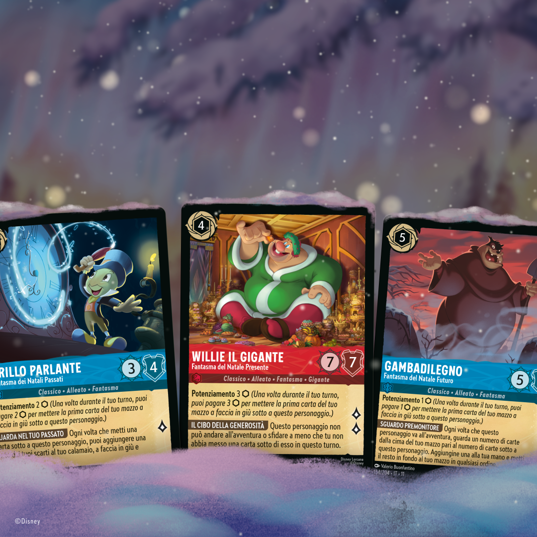 Mickey's Christmas Carol card reveal