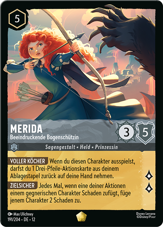 Disney Lorcana TCG - Merida Formidable Archer