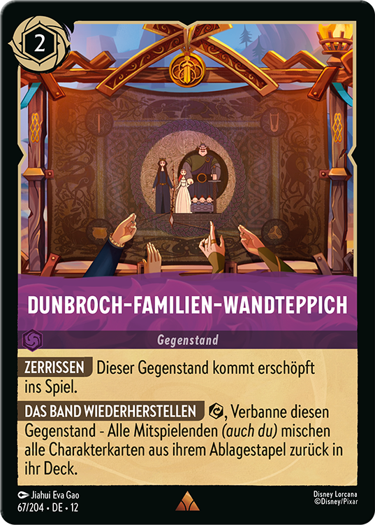 Disney Lorcana TCG DunBroch Family Tapestry