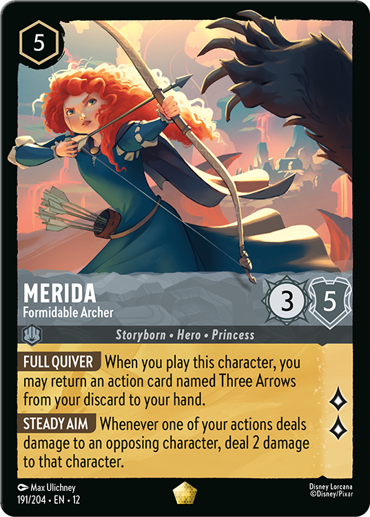 Disney Lorcana TCG - Merida Formidable Archer