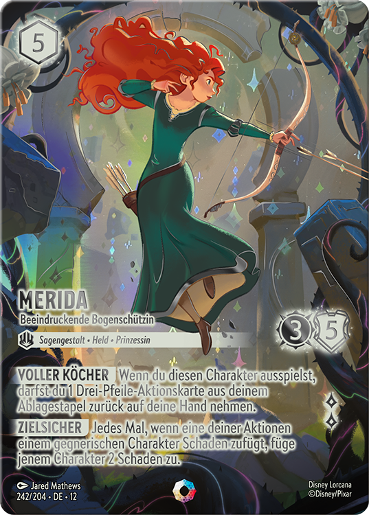 Disney Lorcana TCG Wilds Unknown Merida	Formidable Archer