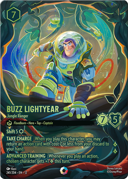 Disney Lorcana TCG Wilds Unknown Buzz Lightyear Jungle Ranger