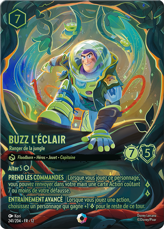 Disney Lorcana TCG Wilds Unknown Buzz Lightyear Jungle Ranger