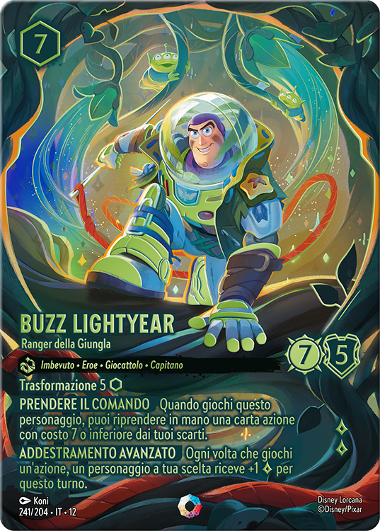 Disney Lorcana TCG Wilds Unknown Buzz Lightyear Jungle Ranger