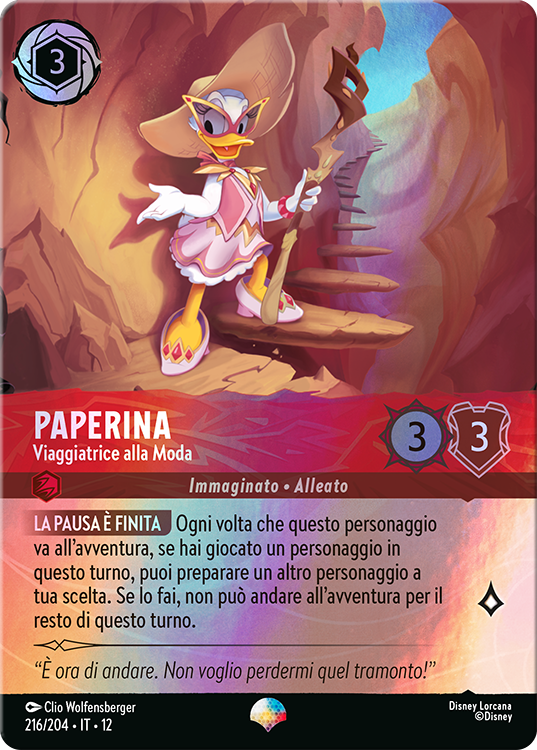 Disney Lorcana TCG Wilds Unknown Daisy Duck	Trendy Traveler