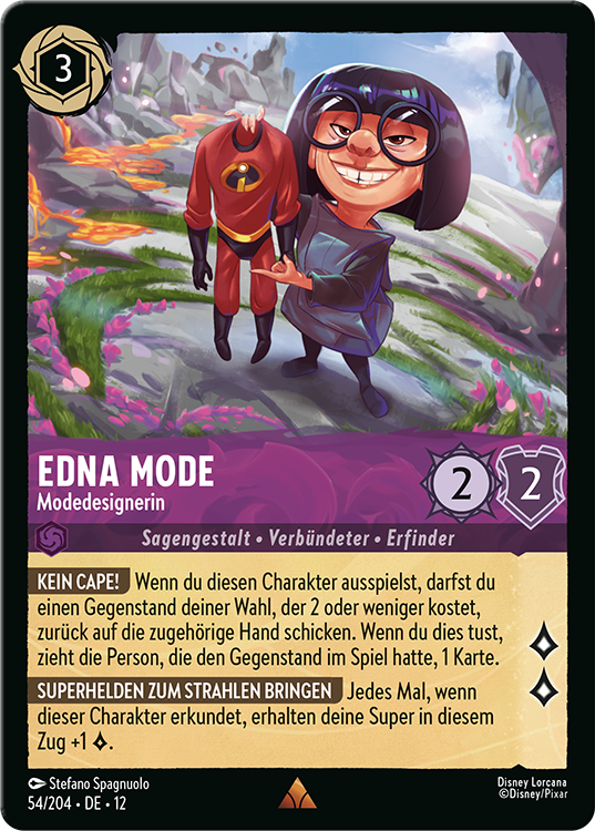 Edna Mode - Modedesignerin von Disney Lorcana