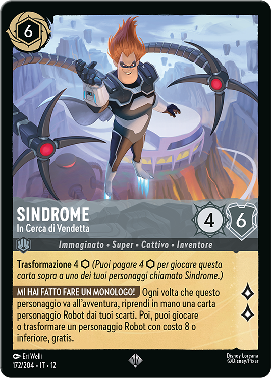 Syndrome card from Disney Lorcana