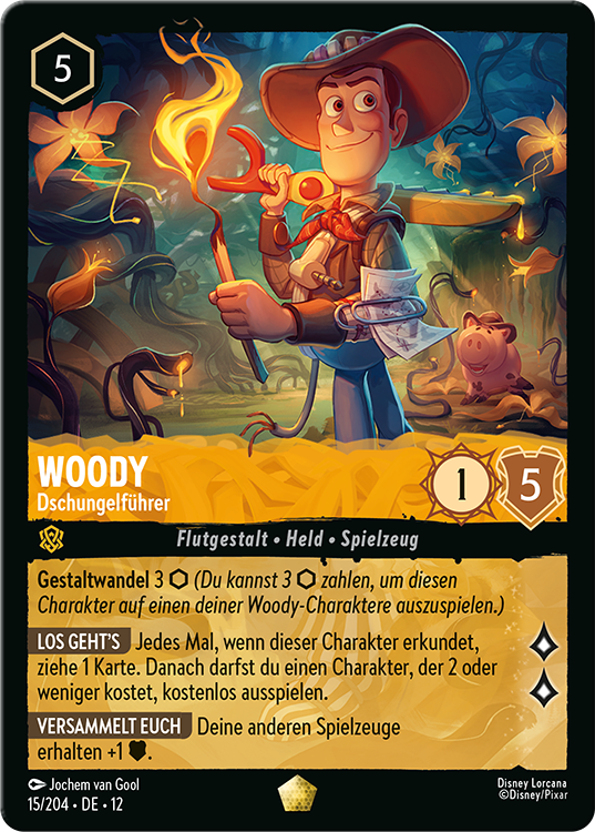 Disney Lorcana TCG - Woody Jungle Ranger