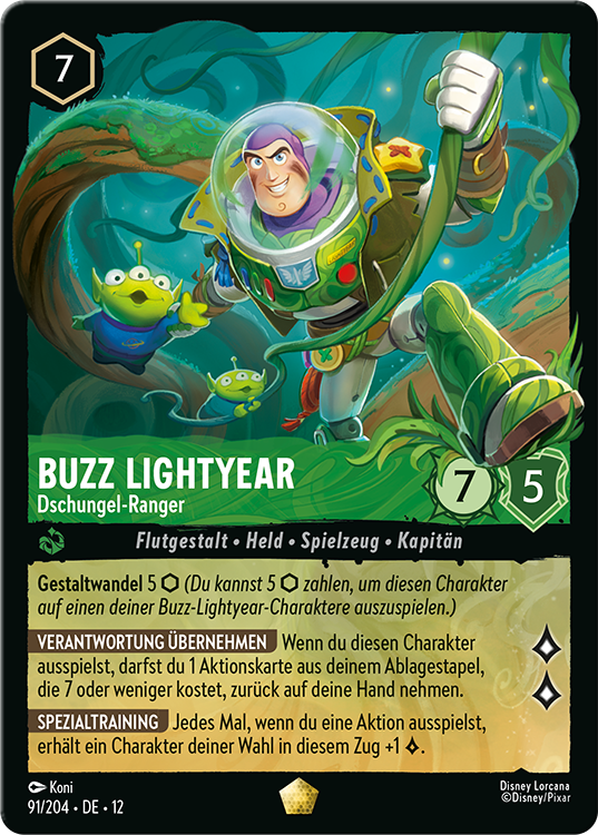 Disney Lorcana TCG - Buzz Lightyear Jungle Ranger