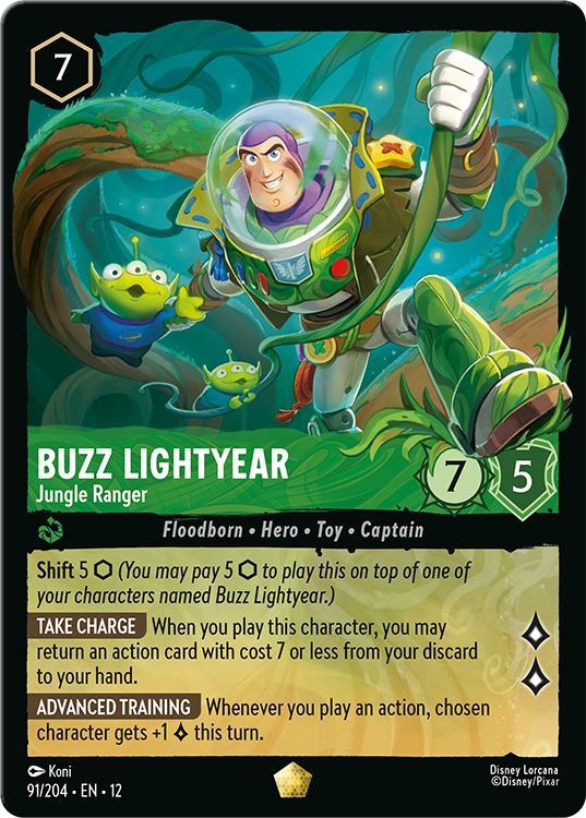 Disney Lorcana TCG - Buzz Lightyear Jungle Ranger