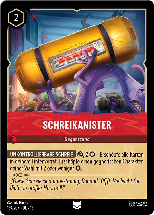 Attack of the Vine Scream Canister