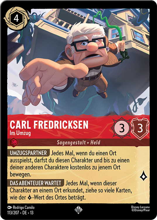 Carl Fredricksen - On the move