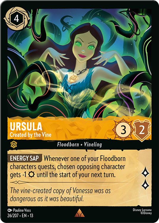 Ursula - Created by the Vine card