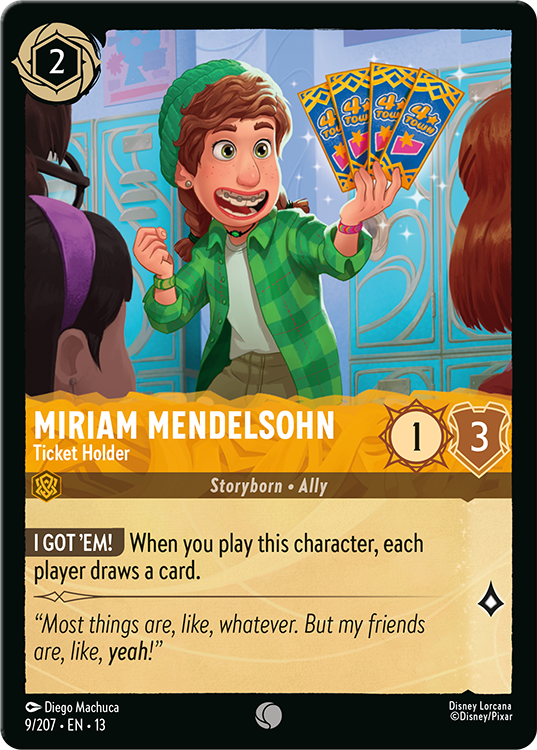 Miriam Mendelson - Ticket Holder