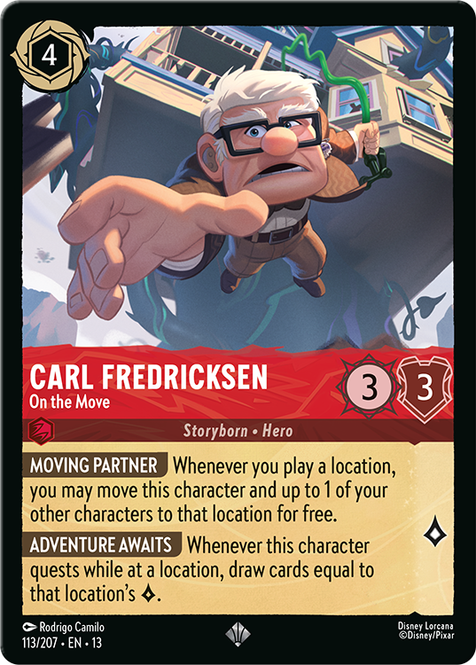 Carl Fredricksen - On the move