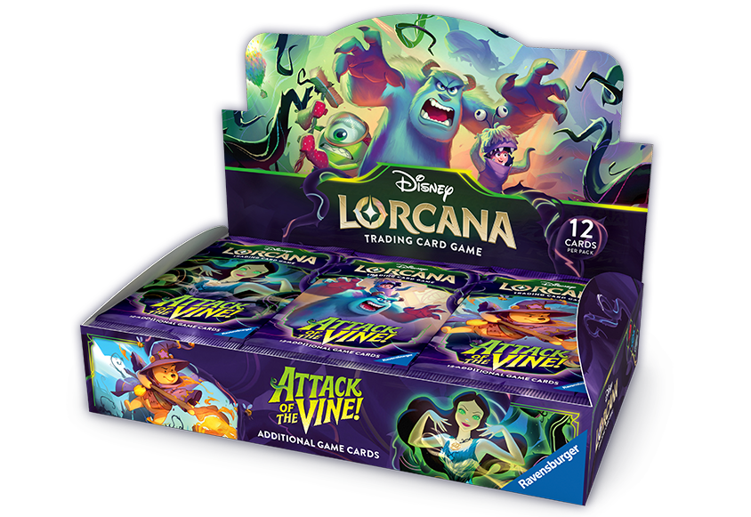 Photo of the Disney Lorcana TCG Attack of the Vine booster box