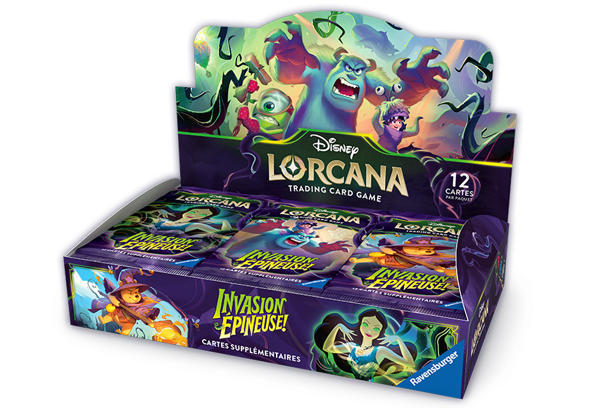 Photo of the Disney Lorcana TCG Display de boosters