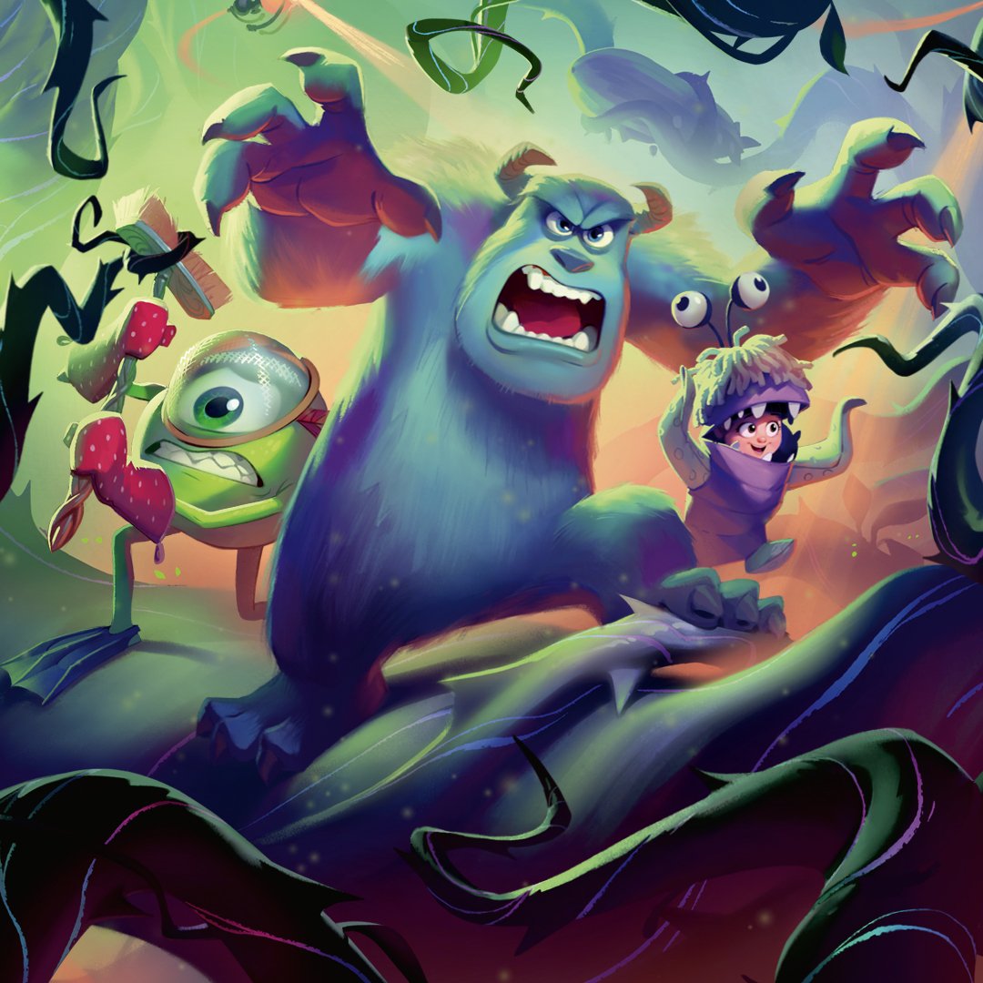 Disney Lorcana Attack of the Vine Key Visual für Smartphones und Tablets