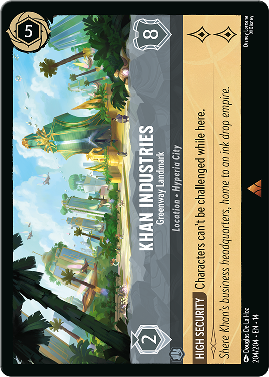 Disney Lorcana TCG Khan Industries - Greenway Landmark