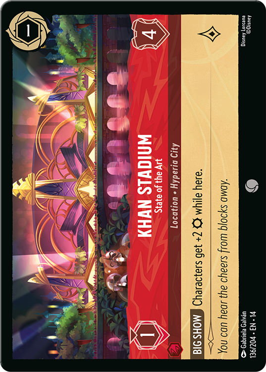 Disney Lorcana TCG Khan Stadium - State of the Art
