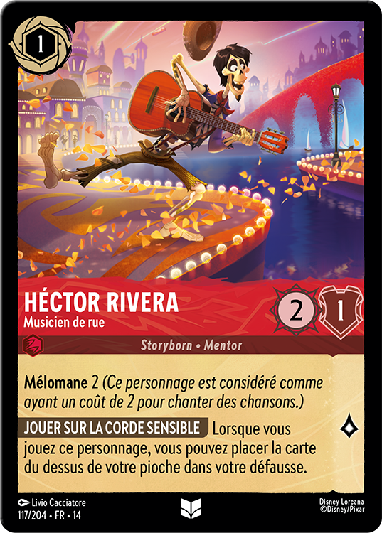 Disney Lorcana - Hector Rivera - Musicien de rue