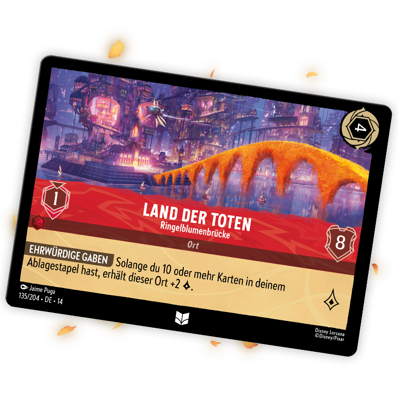 Land of the Dead Card Disney Lorcana TCG