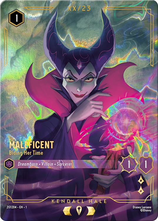Disney Lorcana TCG Into the Inkdark - Malificent - Biding Her Time