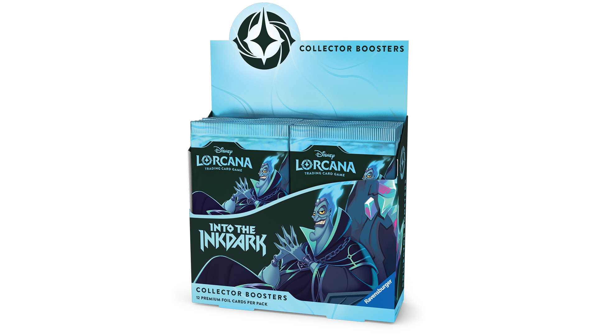 Boîte officielle de Collector Boosters Disney Lorcana Into the Inkdark